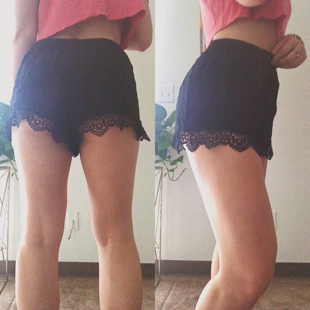Black Summer Shorts